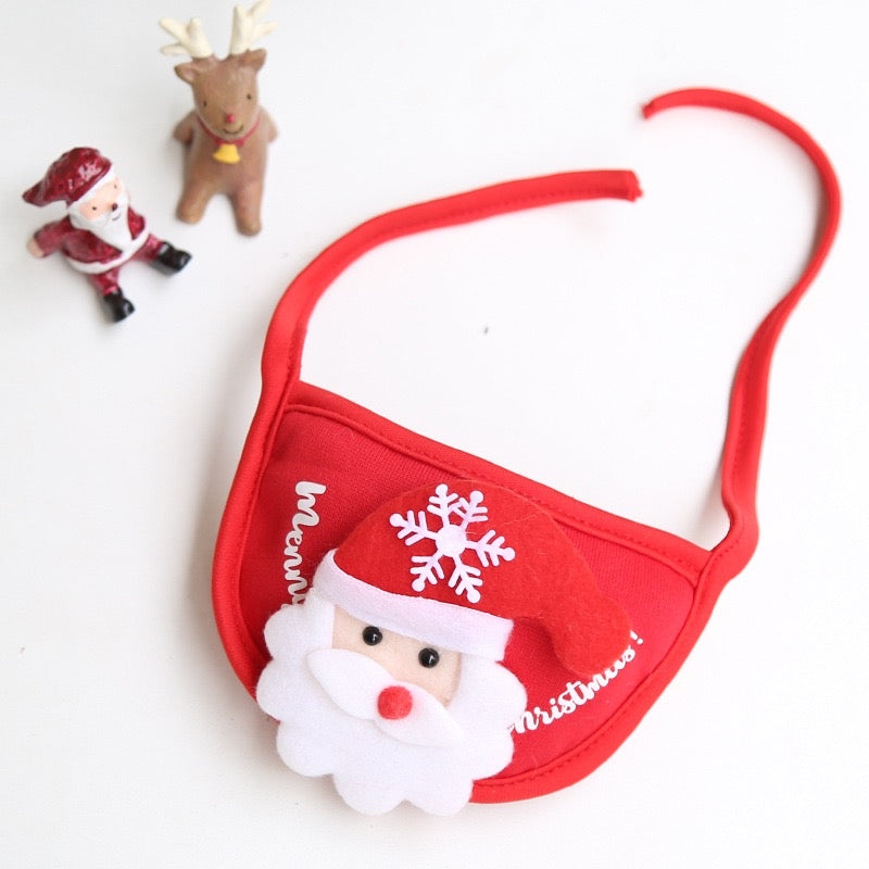 Ho Ho Ho! Festive Christmas Suit (Hat & Bib) for Dogs