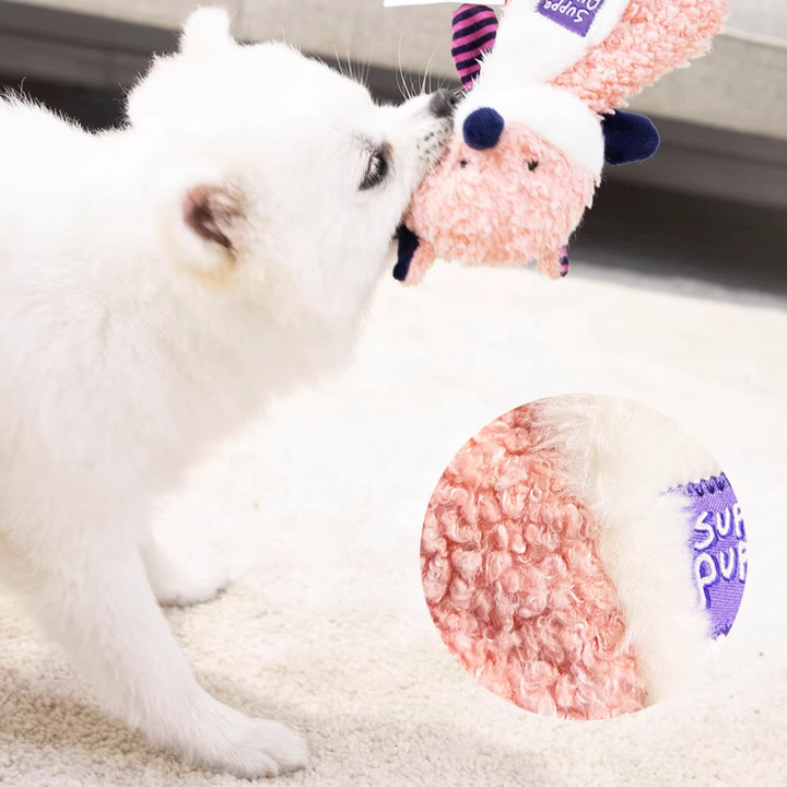 Tail-Wagging Fun: Dog Crinkle Teether Toy - Little Fox