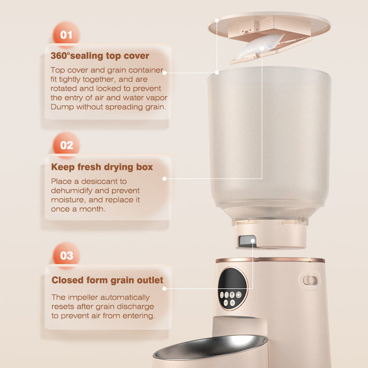 Smart Dining: High-Capacity Smart Remote Feeder