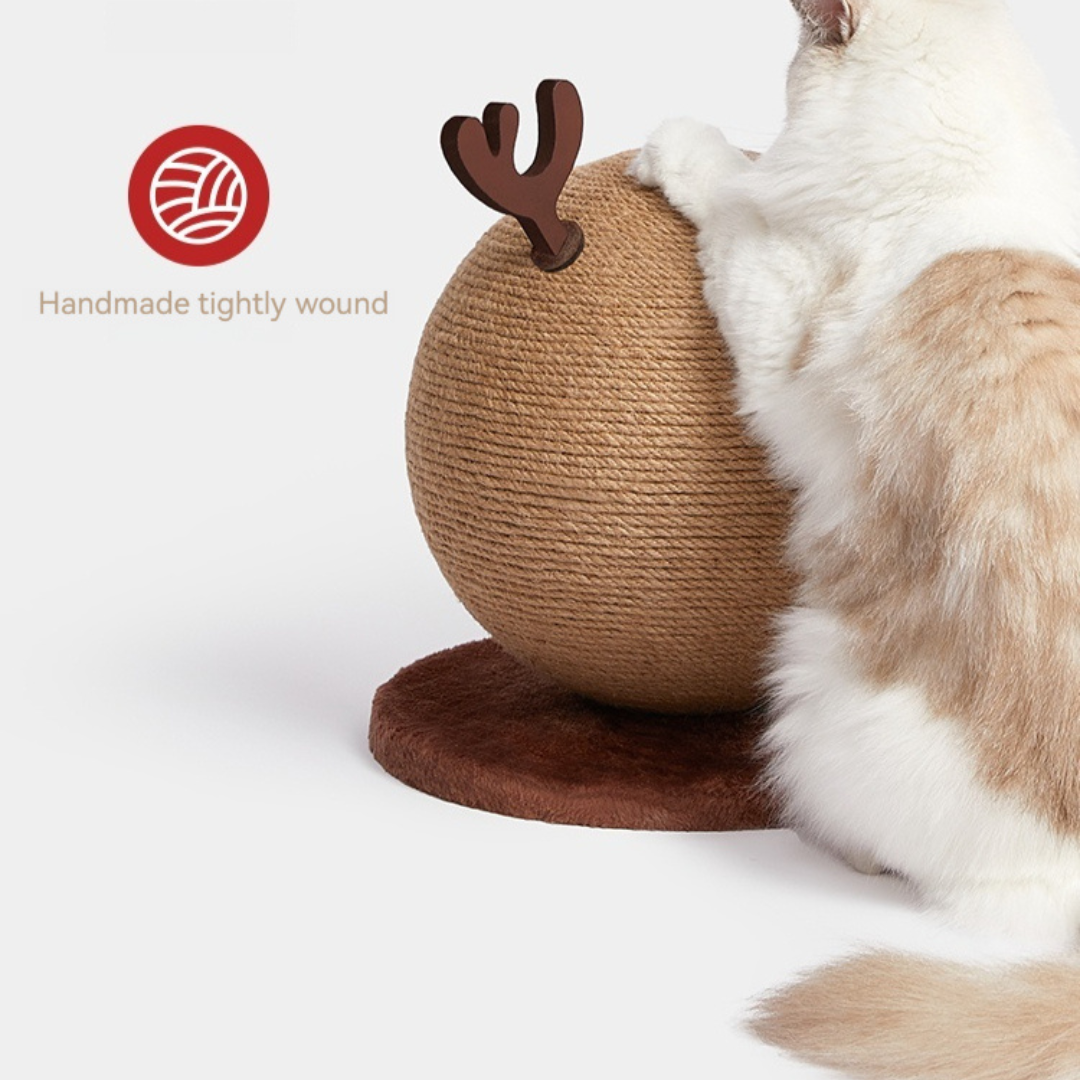 Frolic & Scratch: Reindeer Cat Scratching Ball