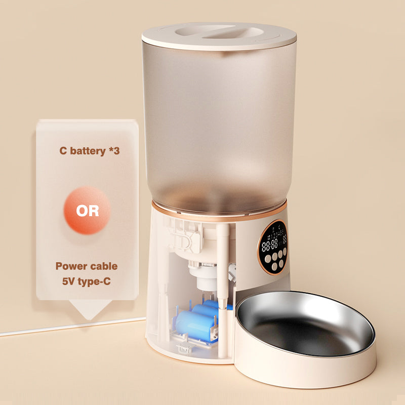 Smart Dining: High-Capacity Smart Remote Feeder