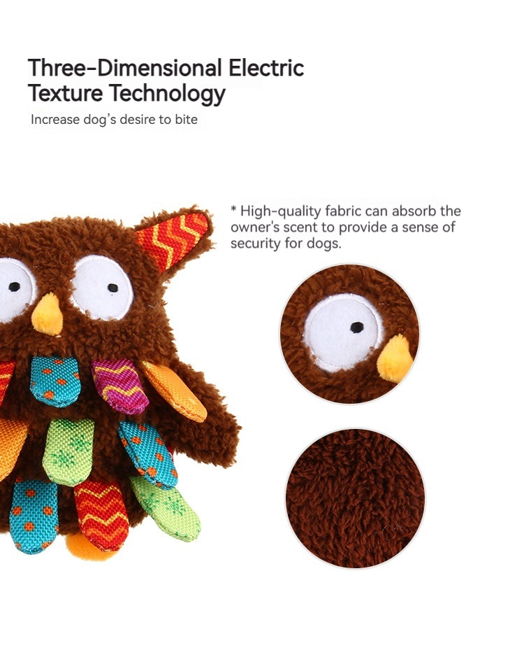 GiGwi Delight Series: The Ultimate Cute Plush Dog Toys - Owl