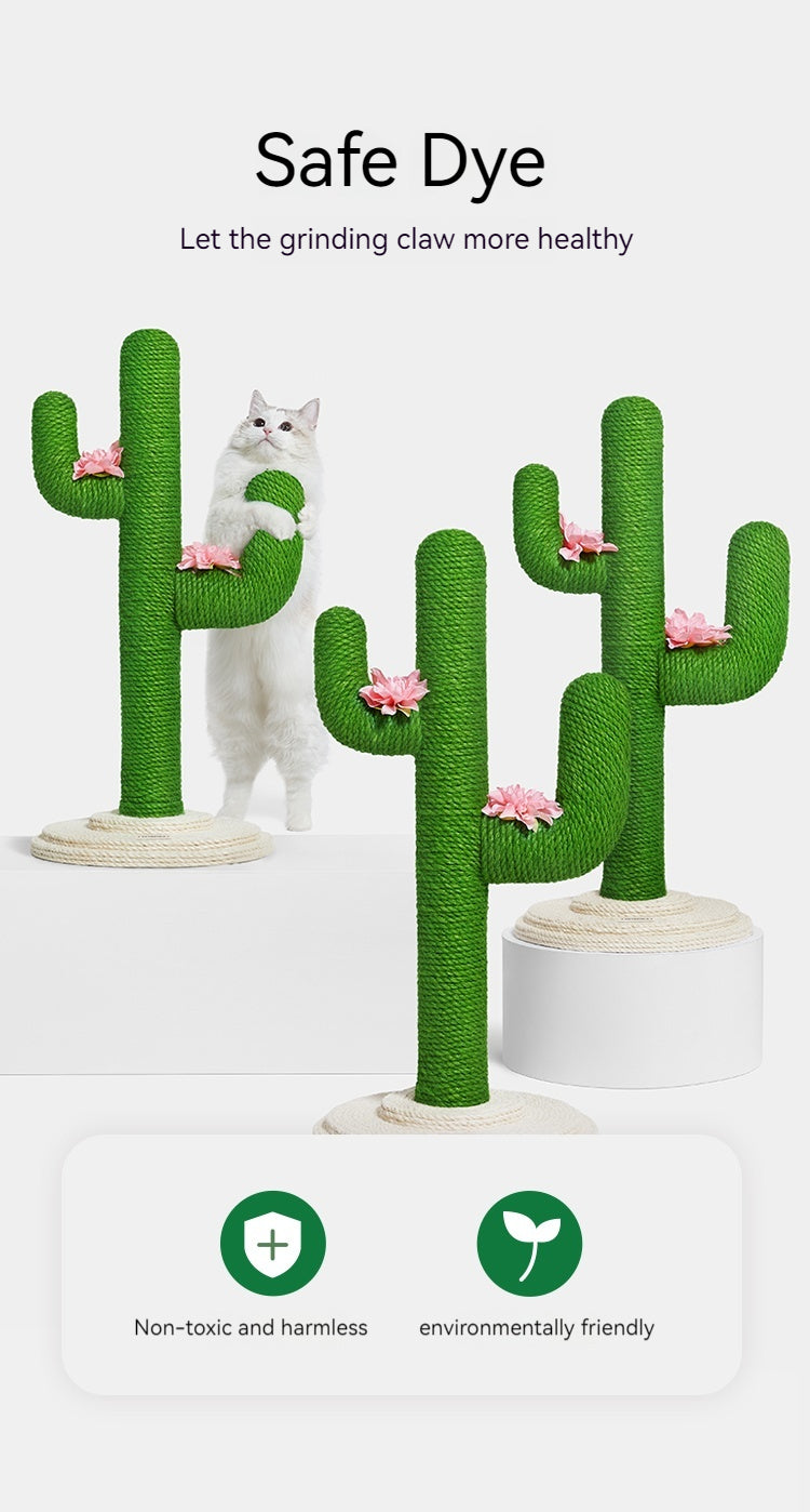 Desert Delight: Oasis Cactus Cat Tree