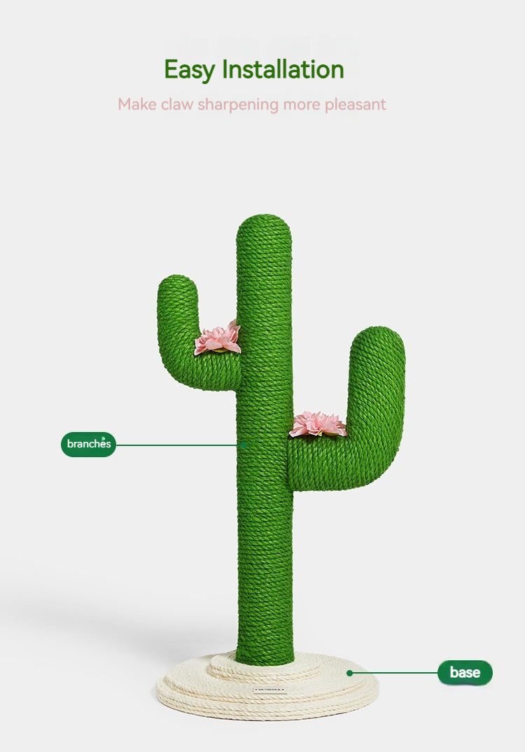 Desert Delight: Oasis Cactus Cat Tree