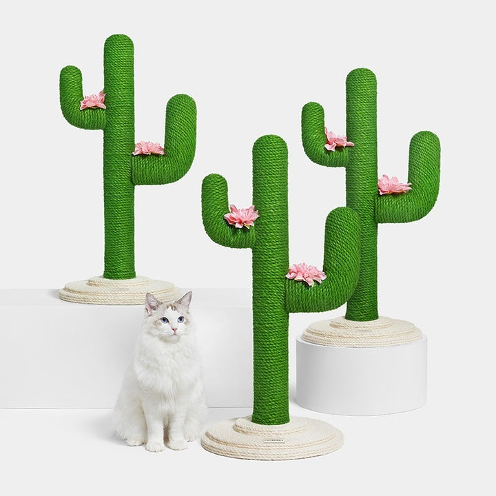 Desert Delight: Oasis Cactus Cat Tree