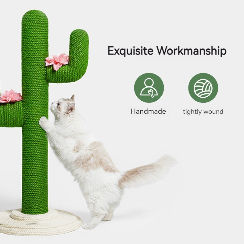 Desert Delight: Oasis Cactus Cat Tree