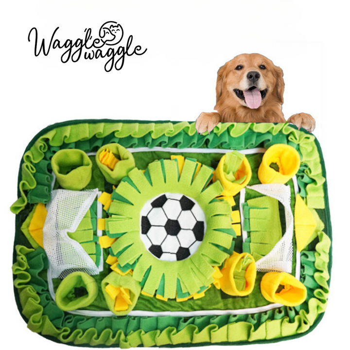 Interactive Fun: Football-Themed Snuffle Mat for Dogs & Cats