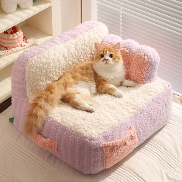 Velvety Dreams: A Luxurious Slumber Spot for Your Cat