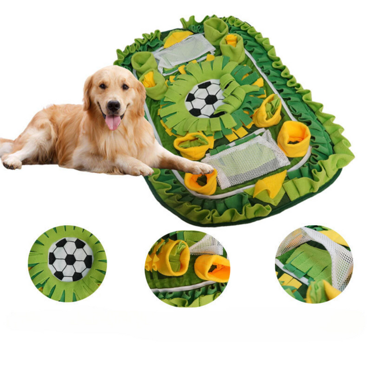 Interactive Fun: Football-Themed Snuffle Mat for Dogs & Cats