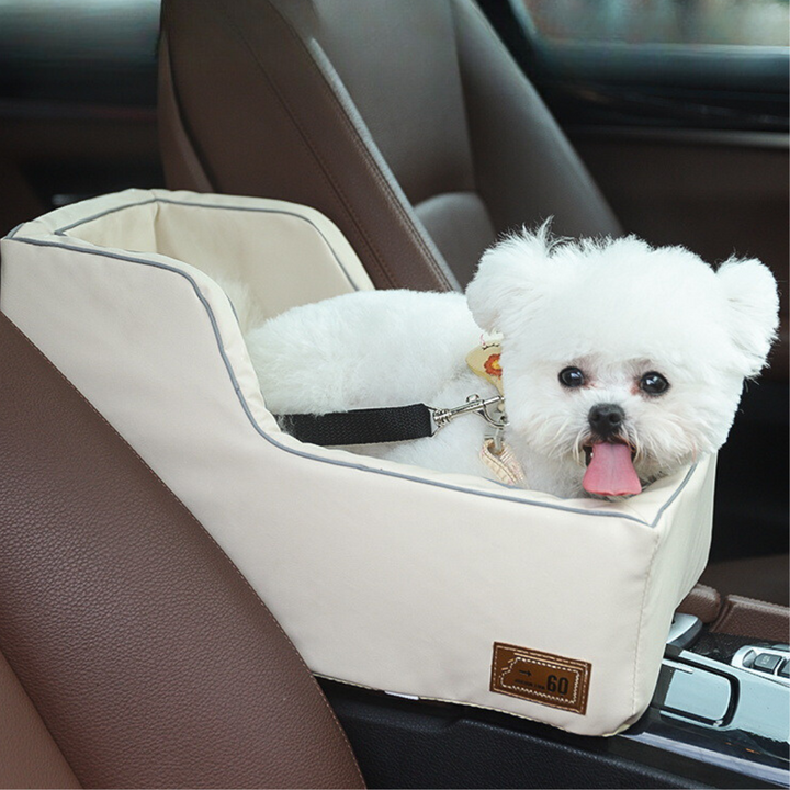 Travel Safely: Cozy Car Seat with Harness for Pets