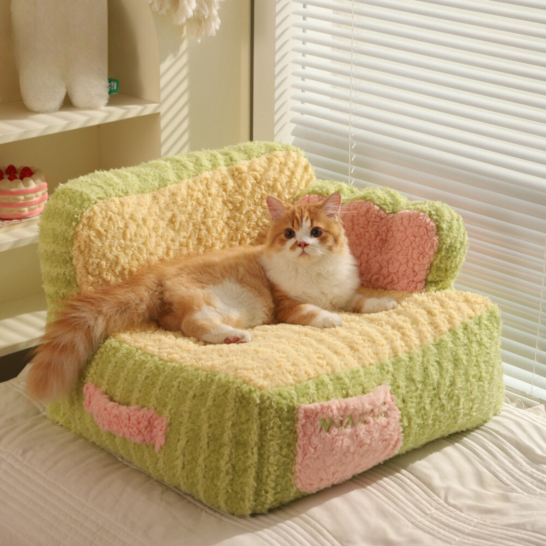 Velvety Dreams: A Luxurious Slumber Spot for Your Cat