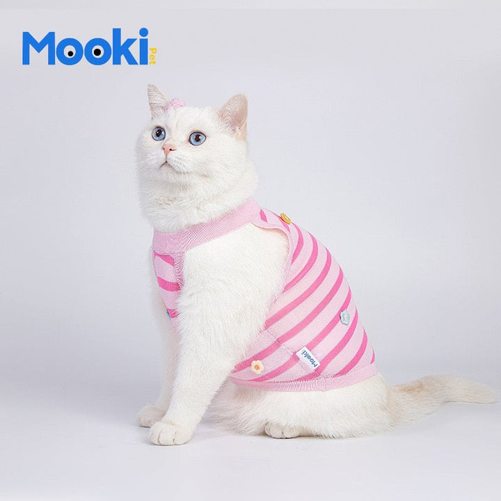 Summer Fashion Unleashed: Breathable Pink Vest for Dogs & Cats