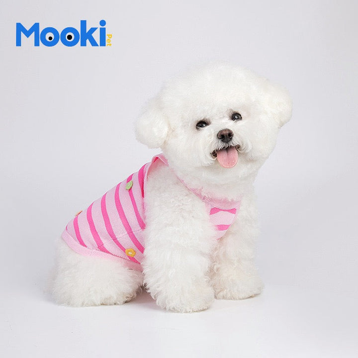 Summer Fashion Unleashed: Breathable Pink Vest for Dogs & Cats