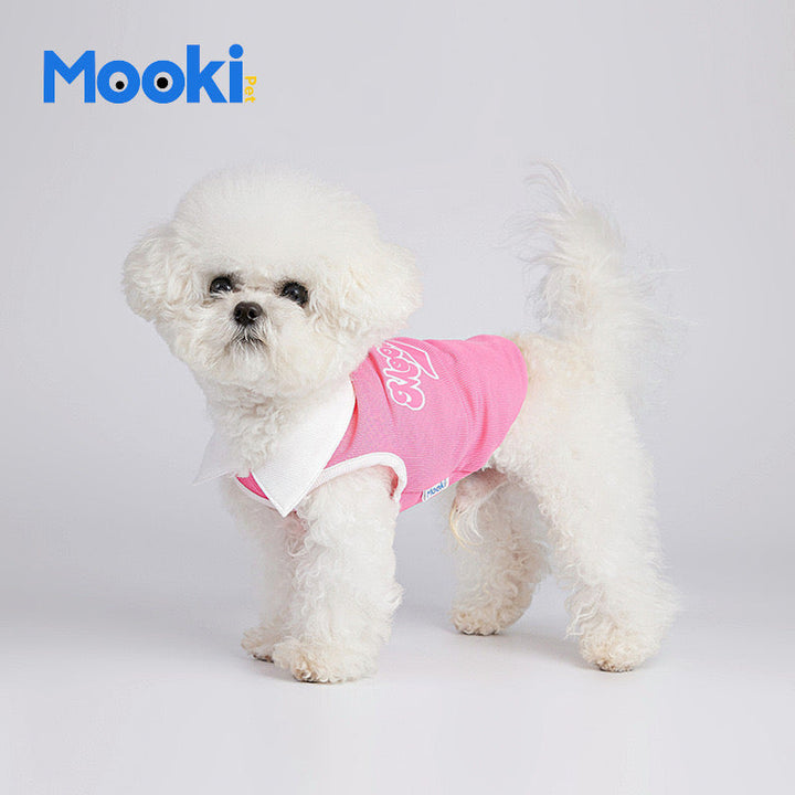 Macaron-Colored Cotton Lightweight Vest for Pets